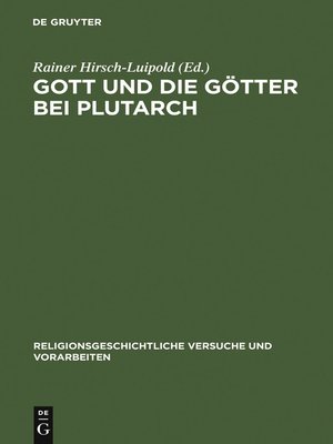 cover image of Gott und die Götter bei Plutarch
